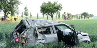 Schwerer Verkehrsunfall auf der S43 zwischen Naunhof und Großpösna
