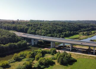 A14 Brücke bei Grimma