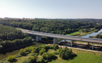 A14 Brücke bei Grimma