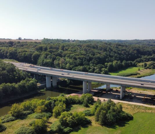 A14 Brücke bei Grimma