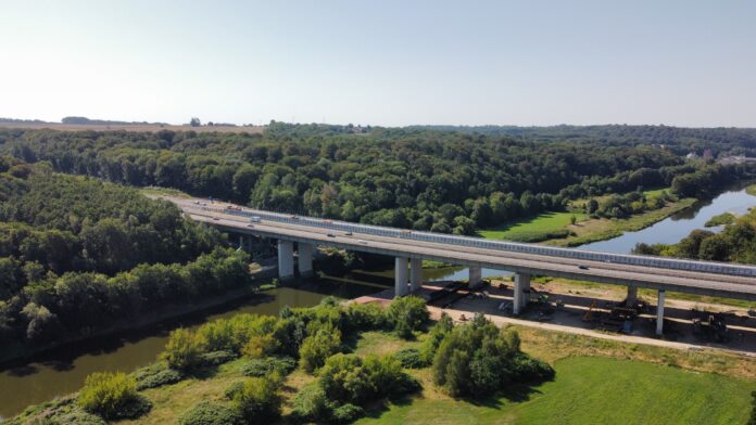 A14 Brücke bei Grimma