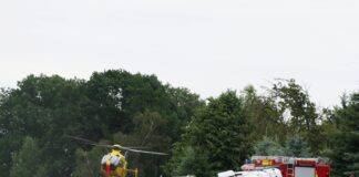 Feuerwehr befreit Fahrer nach LKW-Unfall bei Colditz aus Fahrerhaus