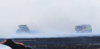 Feldbrand bei Grimma