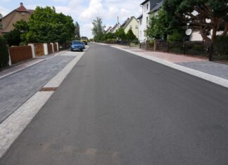 Goethestraße in Grimma nach umfassender Sanierung wieder freigegeben