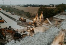 Brückenabriss auf der A14 bei Grimma: Arbeiten kommen schneller voran – Freigabe wohl noch am Sonntag