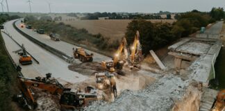 Brückenabriss auf der A14 bei Grimma: Arbeiten kommen schneller voran – Freigabe wohl noch am Sonntag
