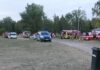 Großeinsatz am Moritzsee in Naunhof