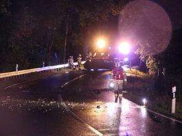 Verkehrsunfall auf der B107: Mercedes und Ford kollidieren bei Rothersdorf