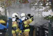 Containerbrand in Grimma-West sorgt für Feuerwehreinsatz