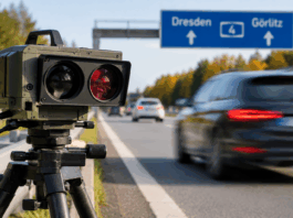 Autobahn-Blitzer Richtung Dresden und Görlitz Foto: KI generiert
