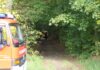 Dramatische Rettung im Wald: Feuerwehr befreit eingeklemmten Beifahrer Fotos: Sören Müller