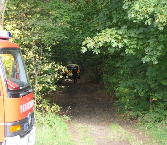 Dramatische Rettung im Wald: Feuerwehr befreit eingeklemmten Beifahrer Fotos: Sören Müller