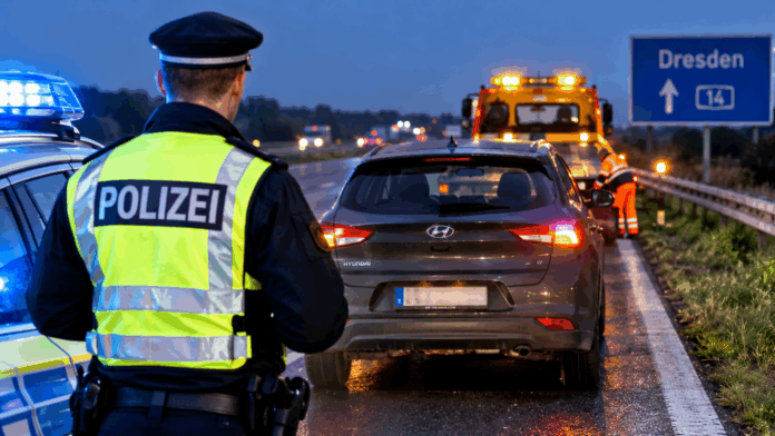 Polizeieinsatz bei Panne auf der Autobahn