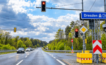 Jahrelanges Provisorium bei Naunhof: So geht es mit der A14-Ampel weiter Ampelanlage A14 Abfahrt Naunhof