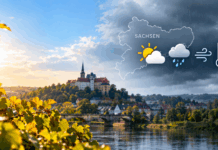 Wetterwechsel über Sachsen_ Sonne und Regen