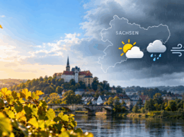 Wetterwechsel über Sachsen_ Sonne und Regen