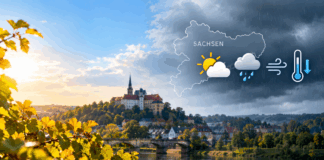 Wetterwechsel über Sachsen_ Sonne und Regen