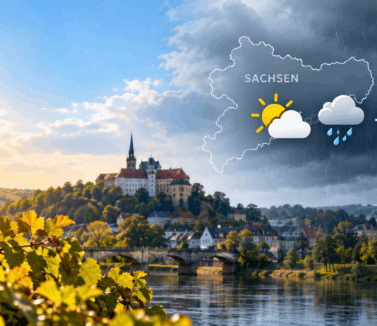 Wetterwechsel über Sachsen_ Sonne und Regen