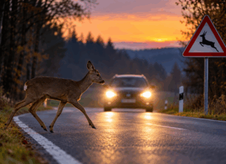 Achtung Wildwechsel: Nach der Zeitumstellung steigt in Sachsen die Unfallgefahr